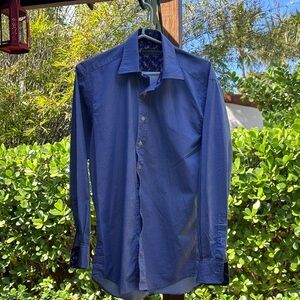 Men's Blue Dress Shirt